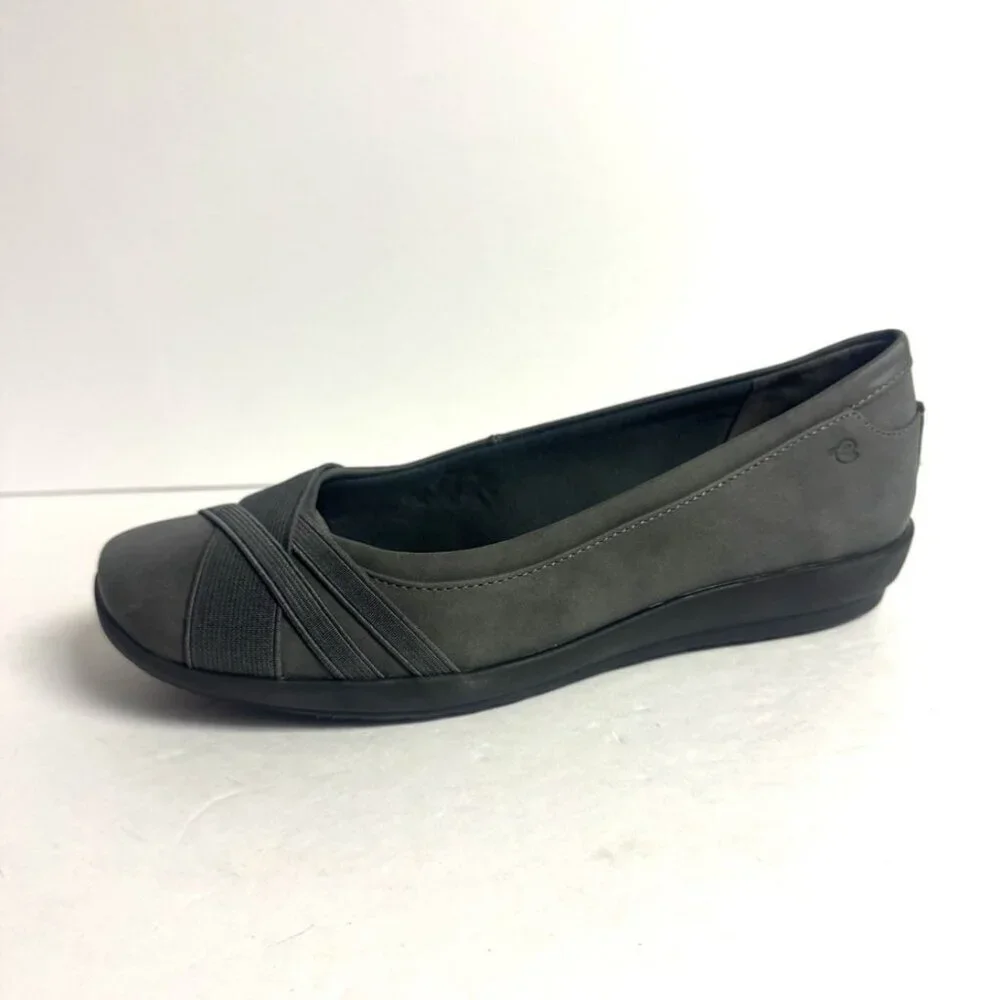 Easy Spirit Womens Acasia Loafer Dark Gray Size 8.5W